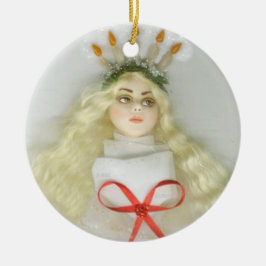 St Lucia dag 177 JL Biel Julgransprydnad Keramik