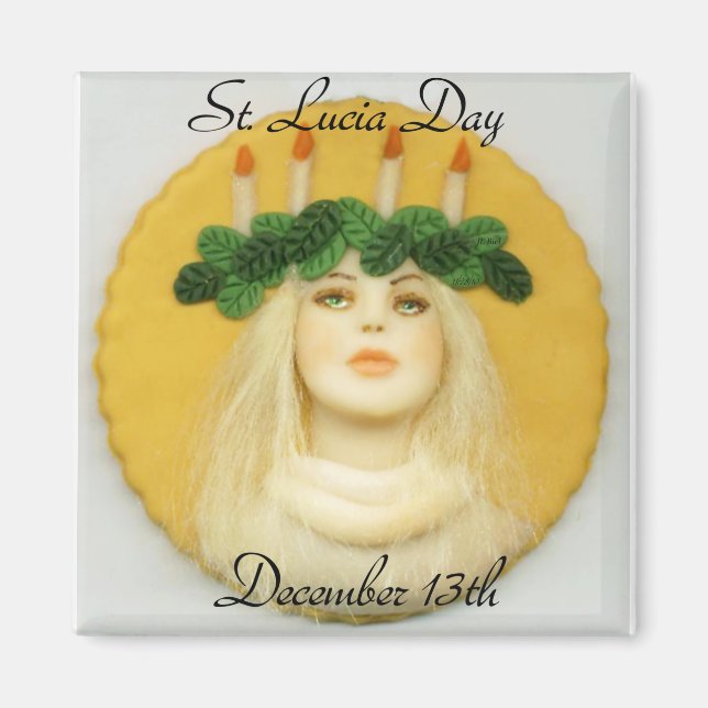 St. Lucia Day 094 JL Biel Magnet (Framsidan)