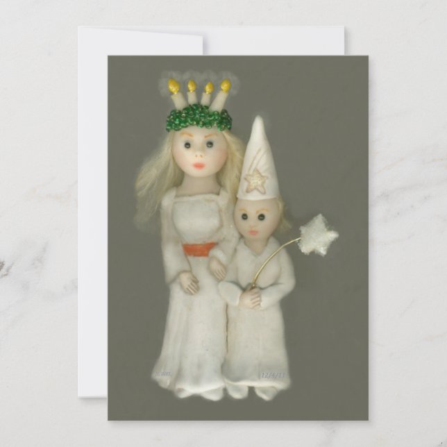 St. Lucia Day Stjärnpojken 2011 JL Biel Julkort (Framsida)