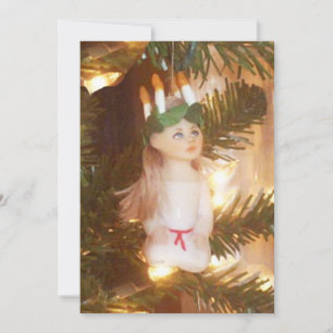 St. Lucia Day Träd JL Biel Julkort