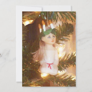 St. Lucia Day Träd JL Biel Julkort