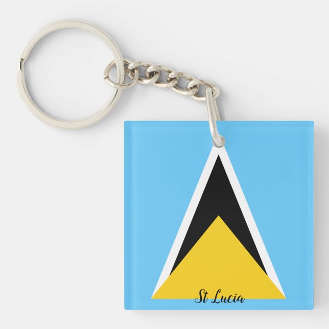 St Lucia Flagga (Framsidan)