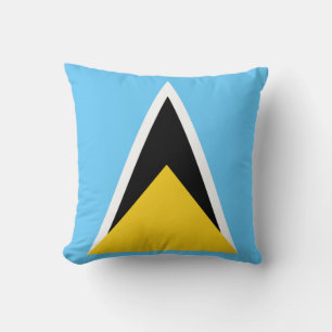 St Lucia Flagga Kudde