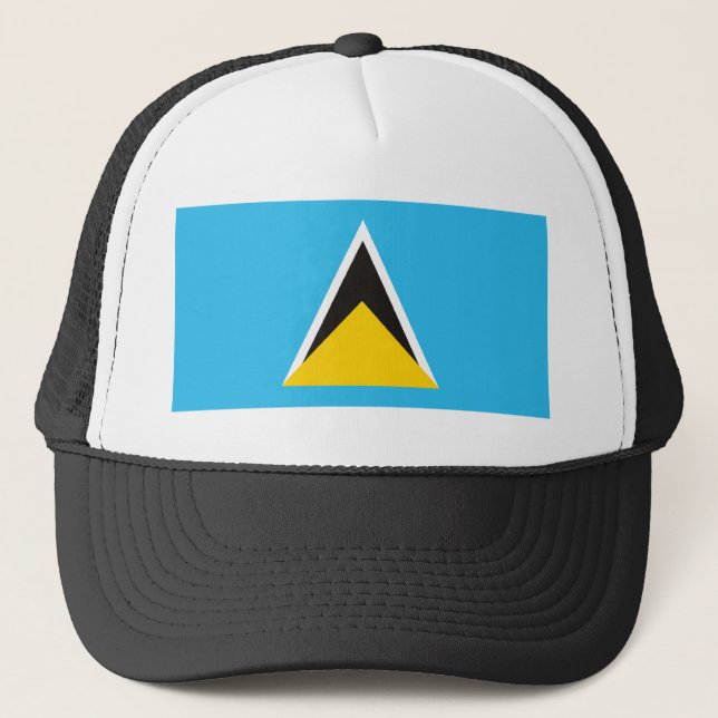 St Lucia flaggahatt Keps (Framsida)