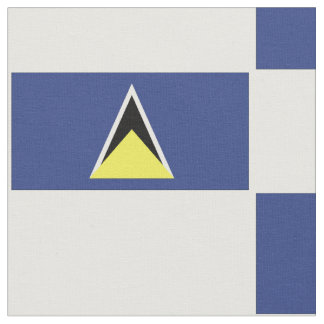 St Lucia flaggatyg Tyg
