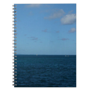 St. Lucia Horizon Blue Ocean Anteckningsbok