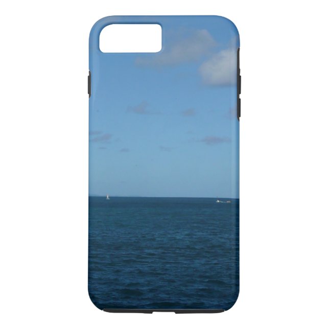 St. Lucia Horizon Blue Ocean Case-Mate iPhone Skal (Baksida)