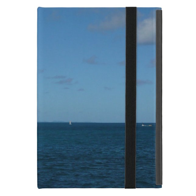 St. Lucia Horizon Blue Ocean iPad Mini Fodral (Framsidan Closed)