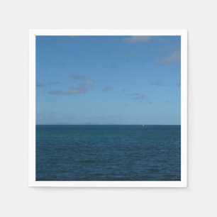 St. Lucia Horizon Blue Ocean Pappersservett