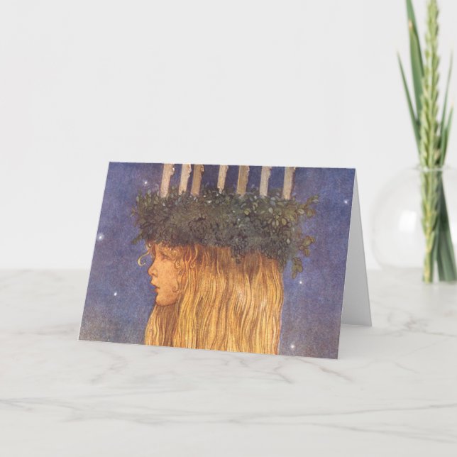 St Lucia John Bauer Kort (Framsida)