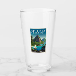 St Lucia Karibisk juvel Glaskopp