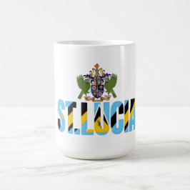 St. Lucia Klar Väska | Karibien | Stadium Klar Kaffemugg