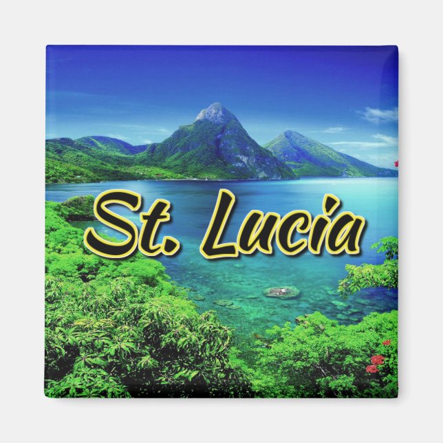 St. Lucia Magnet (Framsidan)