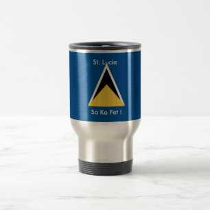 St Lucia mugg för kaffe för Sa-KaFete