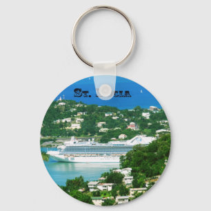 St Lucia Nyckelring