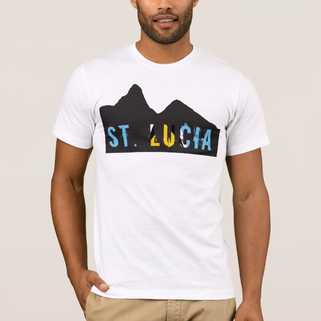 St Lucia ringbultskjorta T Shirt (Framsida)