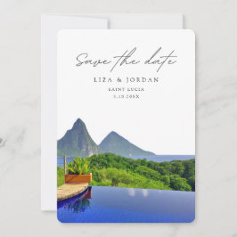 St Lucia Save Date Scenia Bröllop Inbjudningar