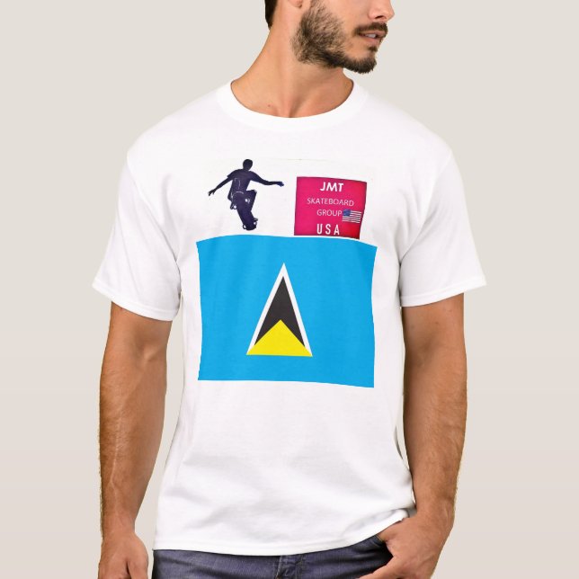 ST LUCIA SK8 T-Shirt (Framsida)