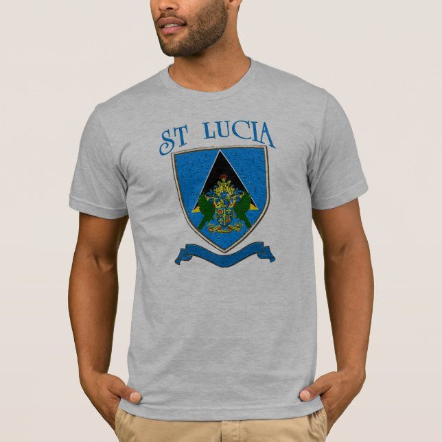 St Lucia T Shirt (Framsida)