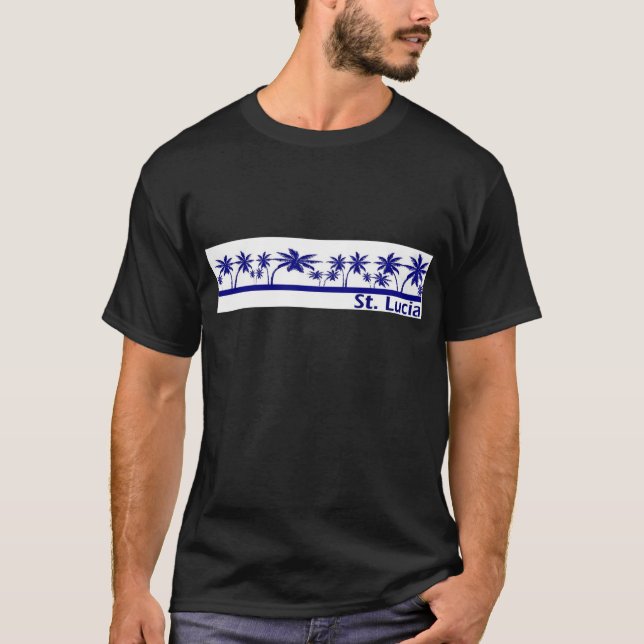 St. Lucia T-shirt (Framsida)