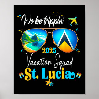 St. Lucia Vacation Family Friends Resa Cruise 2025 Poster