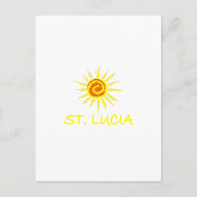 St. Lucia Vykort (Framsida)