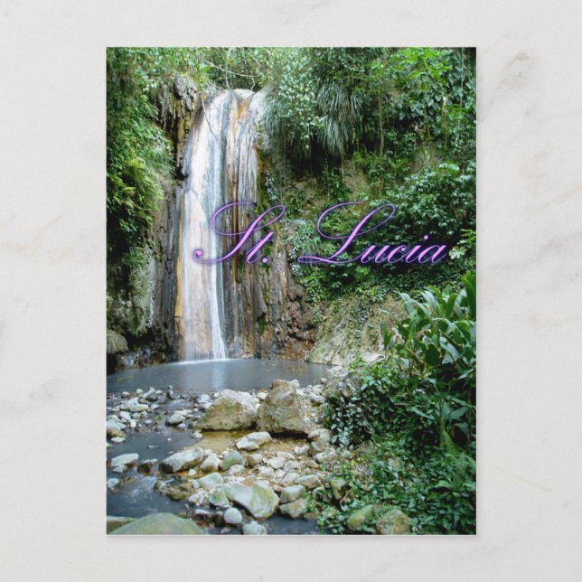 St Lucia Vykort (Framsida)
