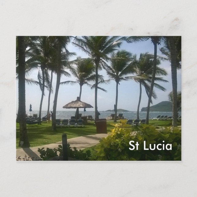 St Lucia Vykort (Framsida)