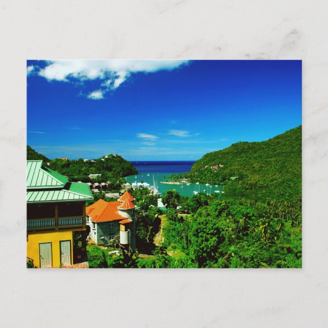 St. Lucia Vykort (Framsida)