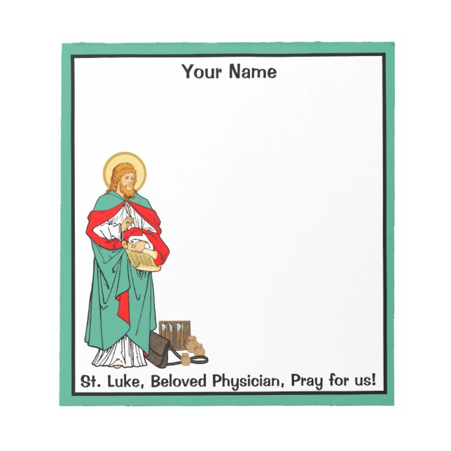 St. Luke, Beloved Physician (RLS 08; MedVers.) Anteckningsblock (Framsida)