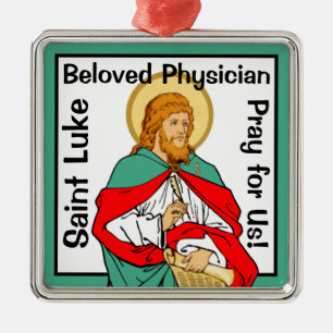 St. Luke, Beloved Physician (RLS 08; MedVers.) Julgransprydnad Metall