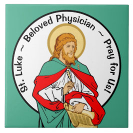 St. Luke, Beloved Physician (RLS 08; MedVers.) Kakelplatta