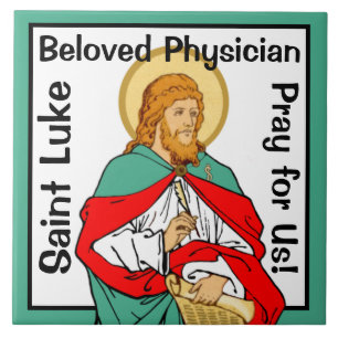 St. Luke, Beloved Physician (RLS 08; MedVers.) Kakelplatta