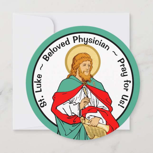 St. Luke, Beloved Physician (RLS 08; MedVers.) Kort (Framsida)