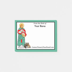 St. Luke, Beloved Physician (RLS 08; MedVers.) Post-it Block