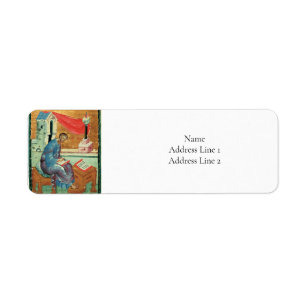 St Luke Evangelist av Andrei Rublev Returadress Etikett