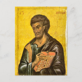 St Luke Evangelist Icon Orthodox Christian Vykort