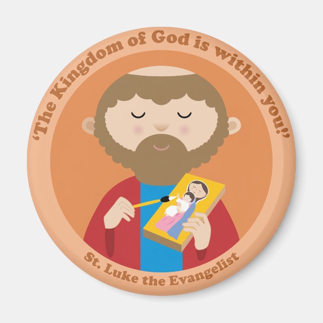 St Luke Evangelist Magnet (Framsidan)