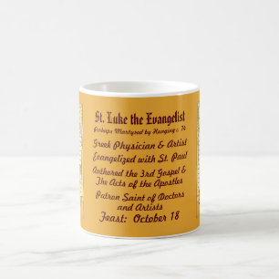 St Luke Evangelist (RLS 08) Coffee Mugg 2a