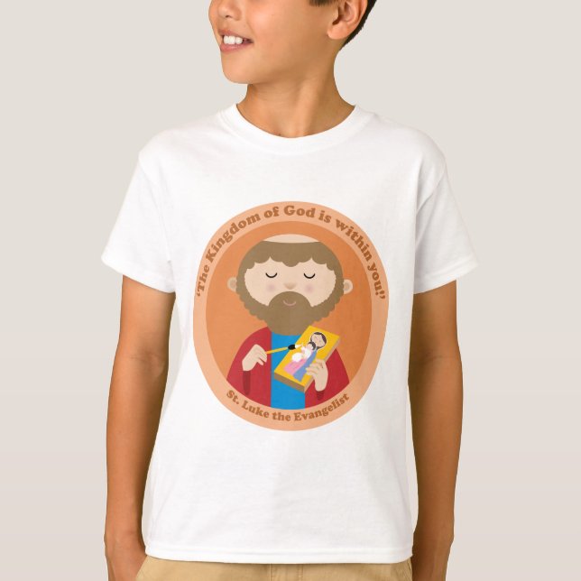 St Luke Evangelist T Shirt (Framsida)