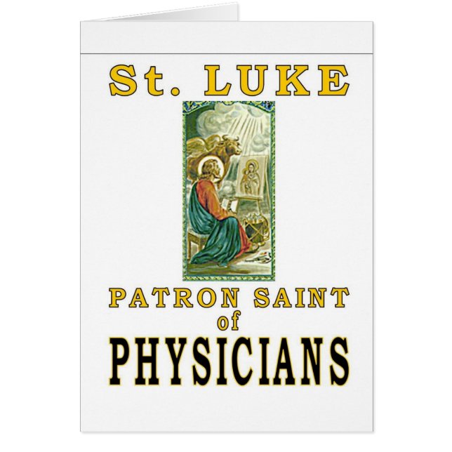 ST LUKE HÄLSNINGSKORT (Framsidan)