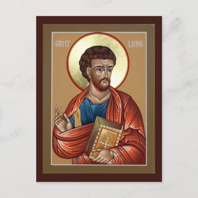 St. Luke Prayer Card Vykort (Framsida)