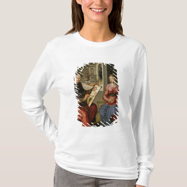 St Luke som målar oskulden, c.1545 Tee (Framsida)