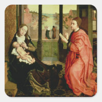 St. Luke Teckning a Porträtt vid Jungfrun