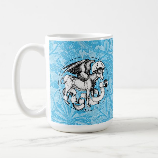 St Luke's Emblem Winged Bull Kaffemugg (Vänster)