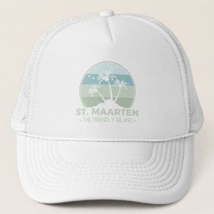 St. Maarten Den vänliga ön retro Sint Martin Keps
