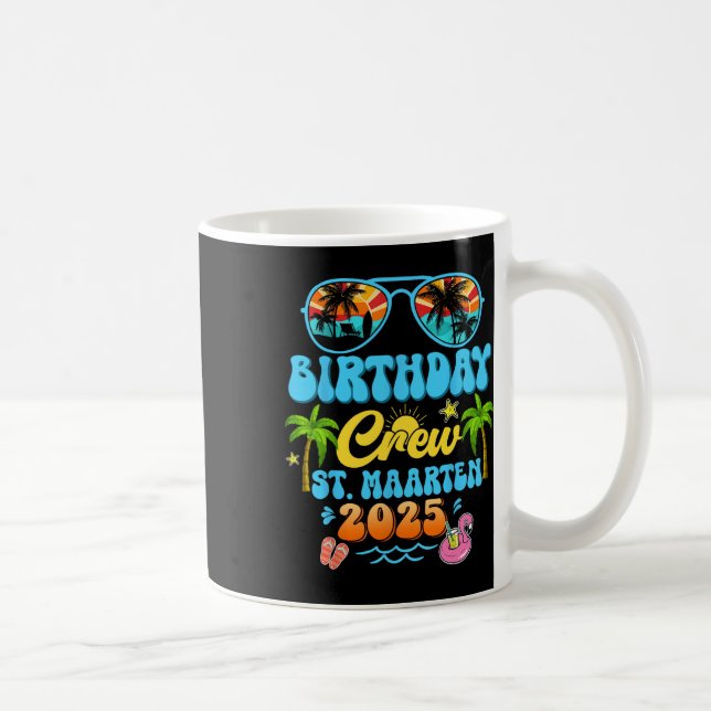 St. Maarten Födelsedags Crew Semester Kryssning 20 Kaffemugg (Höger)