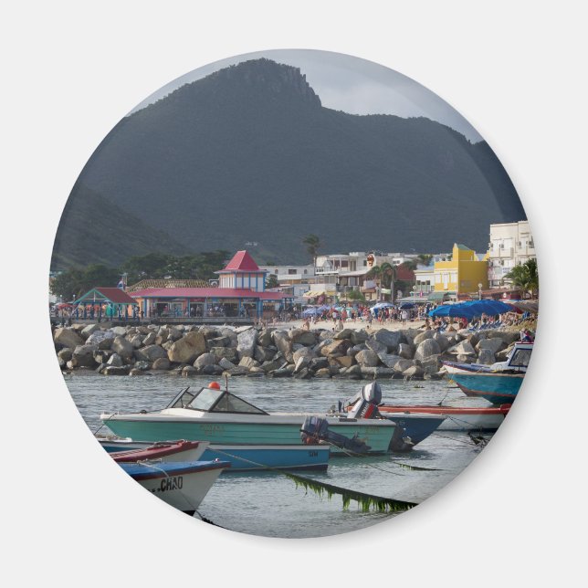 St. Maarten Harborside Magnet (Framsidan)