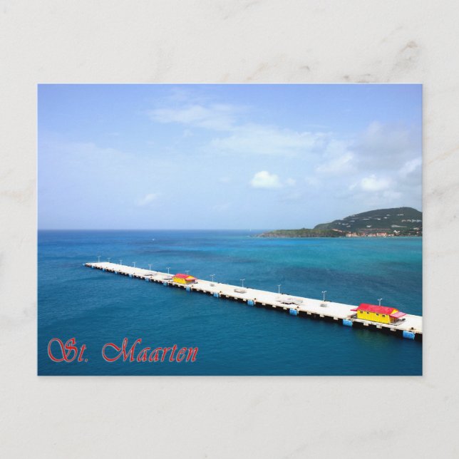 St. Maarten PostCard Vykort (Framsida)