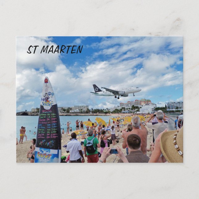 ST MAARTEN POSTCARD VYKORT (Framsida)